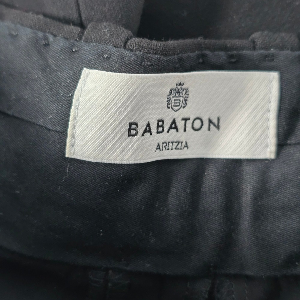 Babaton Aritzia Black Wide Leg High Waisted Dress Pants Trousers 99378 - Picture 7 of 10